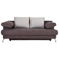 Zofa S Posteljno Funkcijo Sevilla, Rjava / Bež - srebrne barve/bež, Moderno, tekstil/les (200/100/75cm) - Mömax