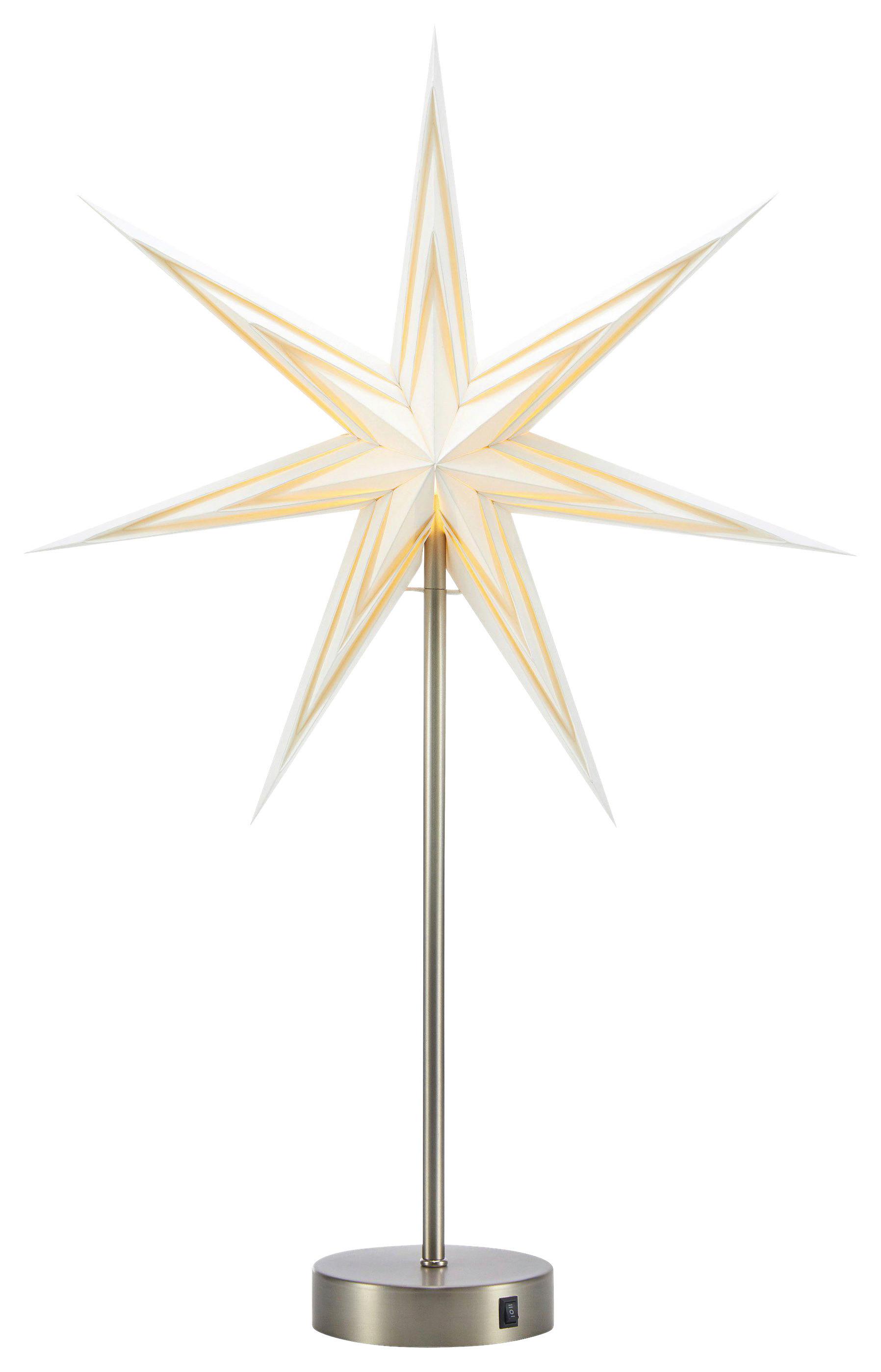 Dekostern Sarah Weiß max. 4,5 Watt - Weiß, Basics, Metall (12/45/63cm) - Markslöjd