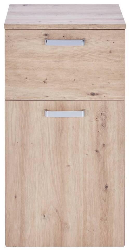 Donji Element Fresh - bijela/hrast Artisan, Konvencionalno, drvni materijal/metal (40/79/38,5cm) - Modern Living