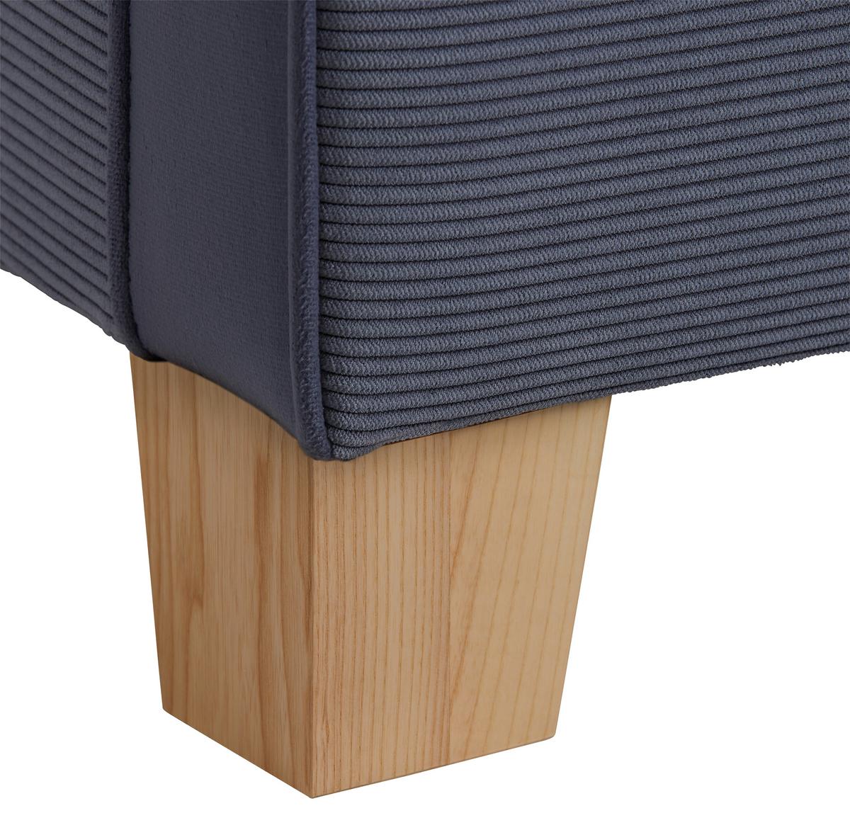 Box-ágy 100cm Szürke Apollo - szürke, Konventionell, textil/fa (100/200cm) - Mömax