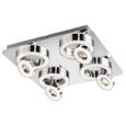 LED-Deckenleuchte Tim, Max.15 Watt - Nickelfarben, MODERN, Metall (40/40/13cm)
