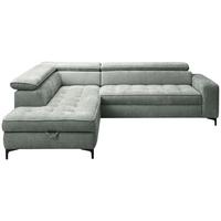 Kutna Garnitura Talia - boje mente/crna, Basics, tekstil/metal (203/70-90/251cm) - Modern Living