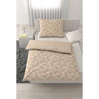 Lenjerie de pat Nature Home Wende, cca. 50x70/140x200 cm - bej, textil (140/200cm) - Mömax