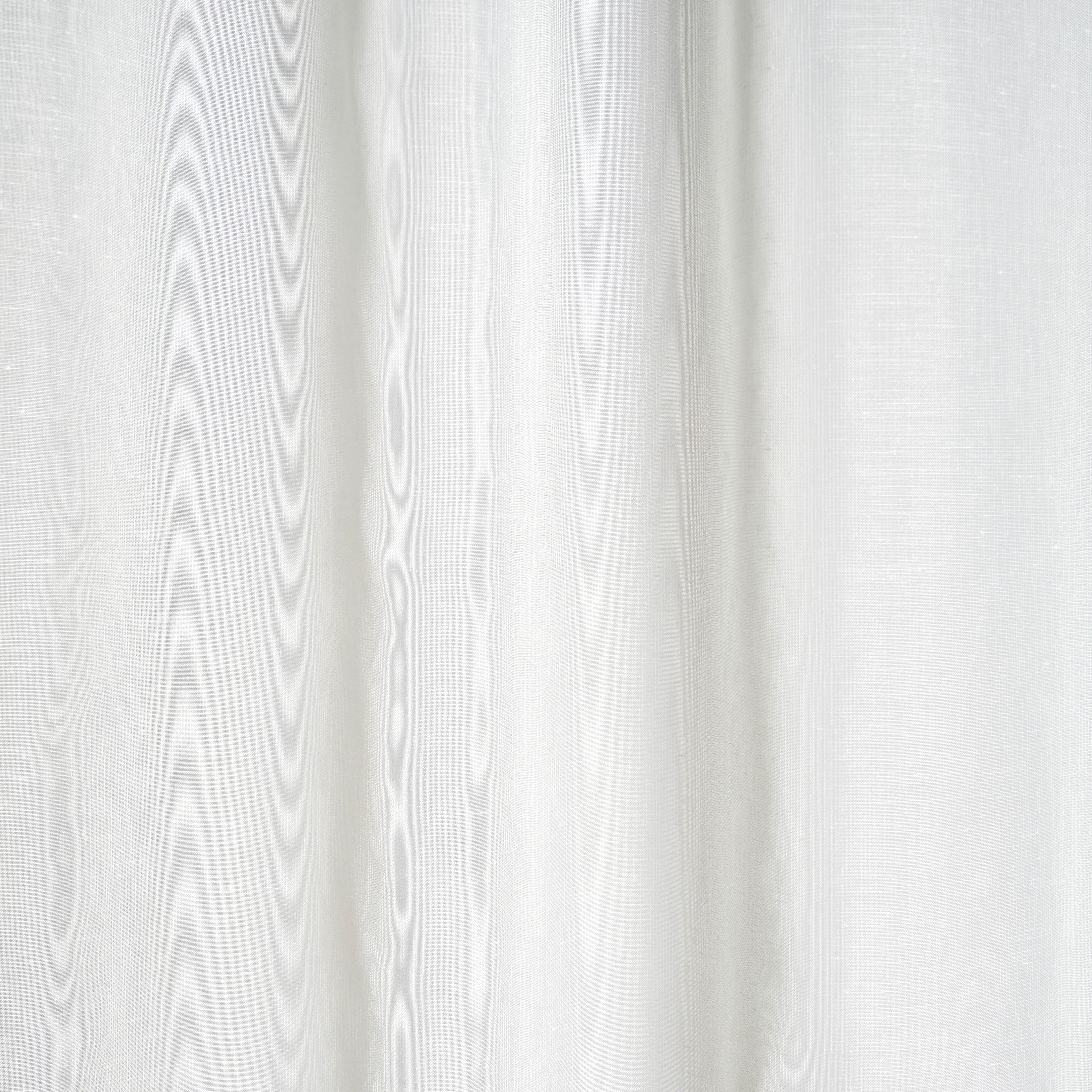 GARDINLÄNGD LEO TRANSPARENT 2 STK. -AKT- - naturfärgad, Klassisk, textil (140/255cm) - Premium Living