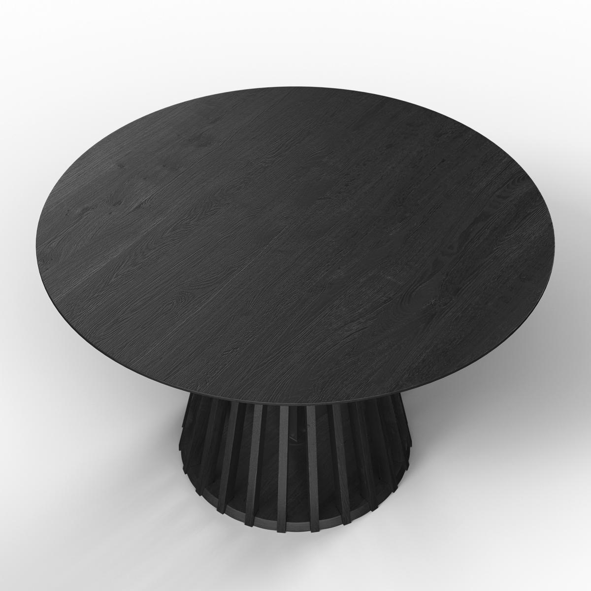 Masa ENNIO - negru, Modern, lemn (120/120/75cm) - Bessagi Home