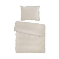 Ágyneműhuzat-garnitúra Rüschen - homokszínű, Romantik / Landhaus, textil (140/200cm) - Zandiara