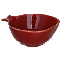 Dekoschale Jolie Rot - Rot, KONVENTIONELL, Keramik (13,1/4,8/10,6cm) - Mömax