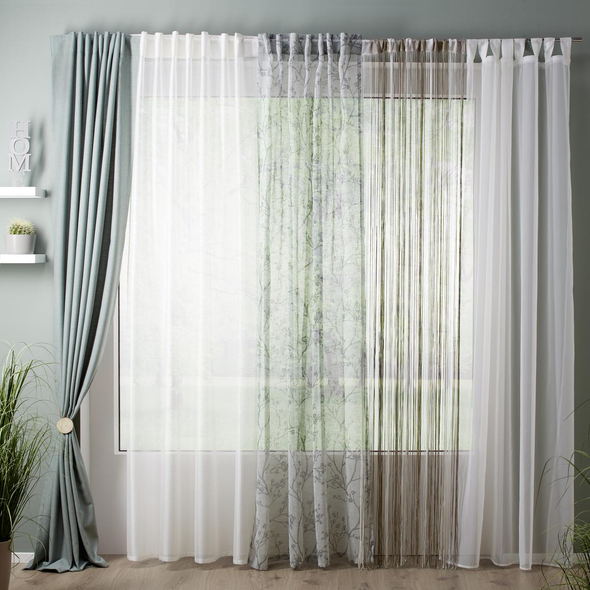 Fertigvorhang Tosca in Weiß, 2 Stk. - Weiß, Textil (140/245cm) - Modern Living