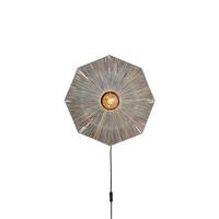 Falilámpa Panama - sötétszürke, Basics, természetes anyagok (45/7cm) - Good & Mojo