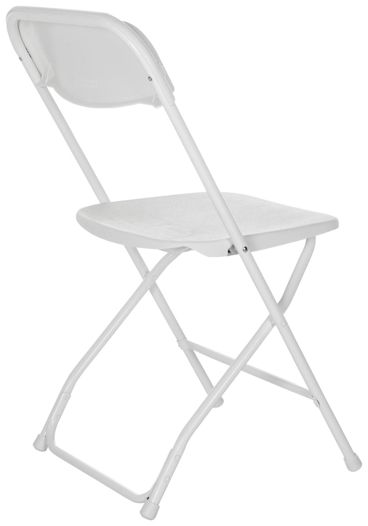 Zložljiv Stol Tudela Xxl W, Bela - bela, Basics, umetna masa (46/80/50cm) - MID.YOU