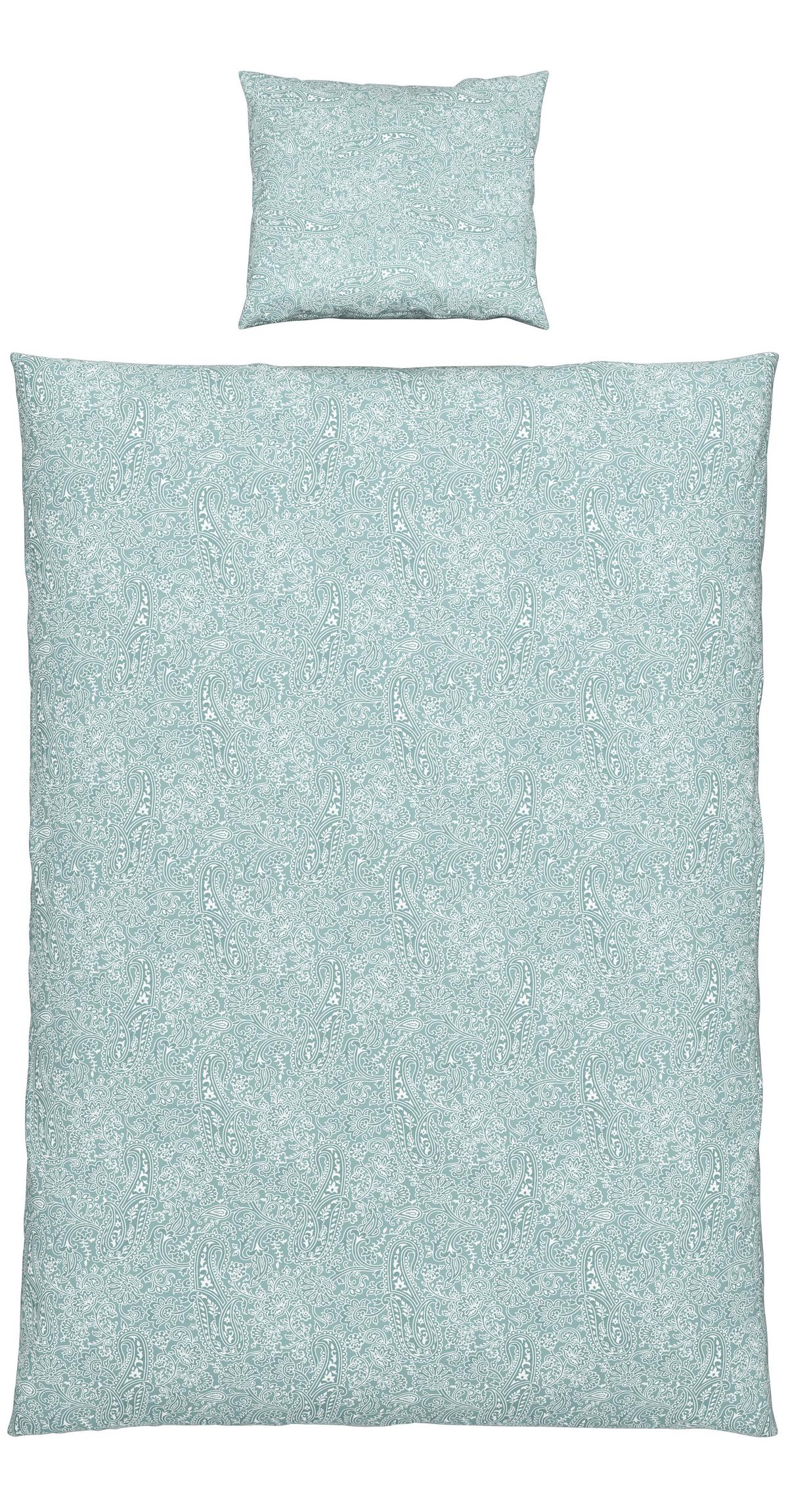 BETTWÄSCHESET LAYLA - Blau, Konventionell, Textil (160/210cm) - Modern Living