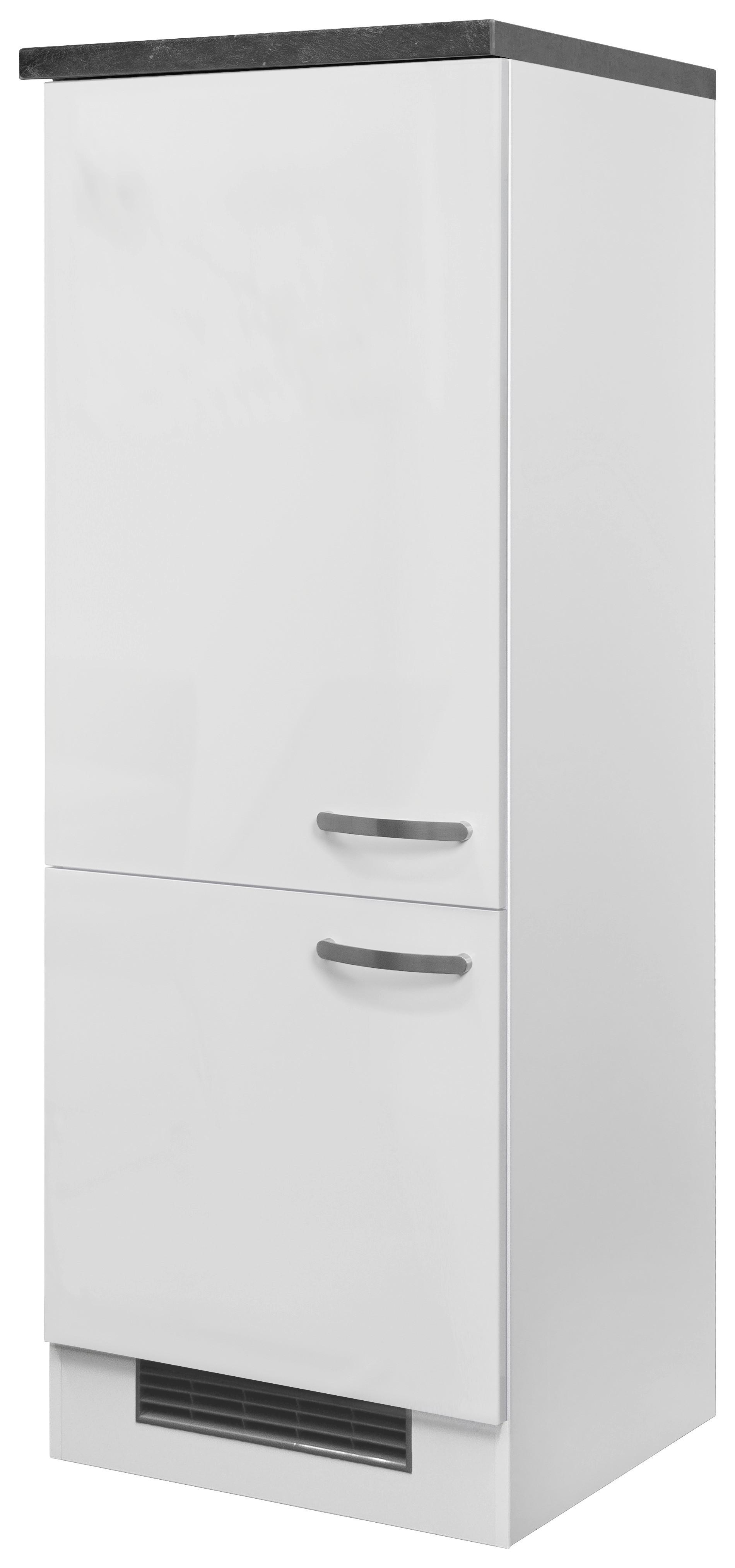 Omara Za Vgradnjo Hladilnika Alba, Bela, Š. 60 Cm - barve nerjavečega jekla/bela, Moderno, kovina/leseni material (60/162/57cm) - FlexWell