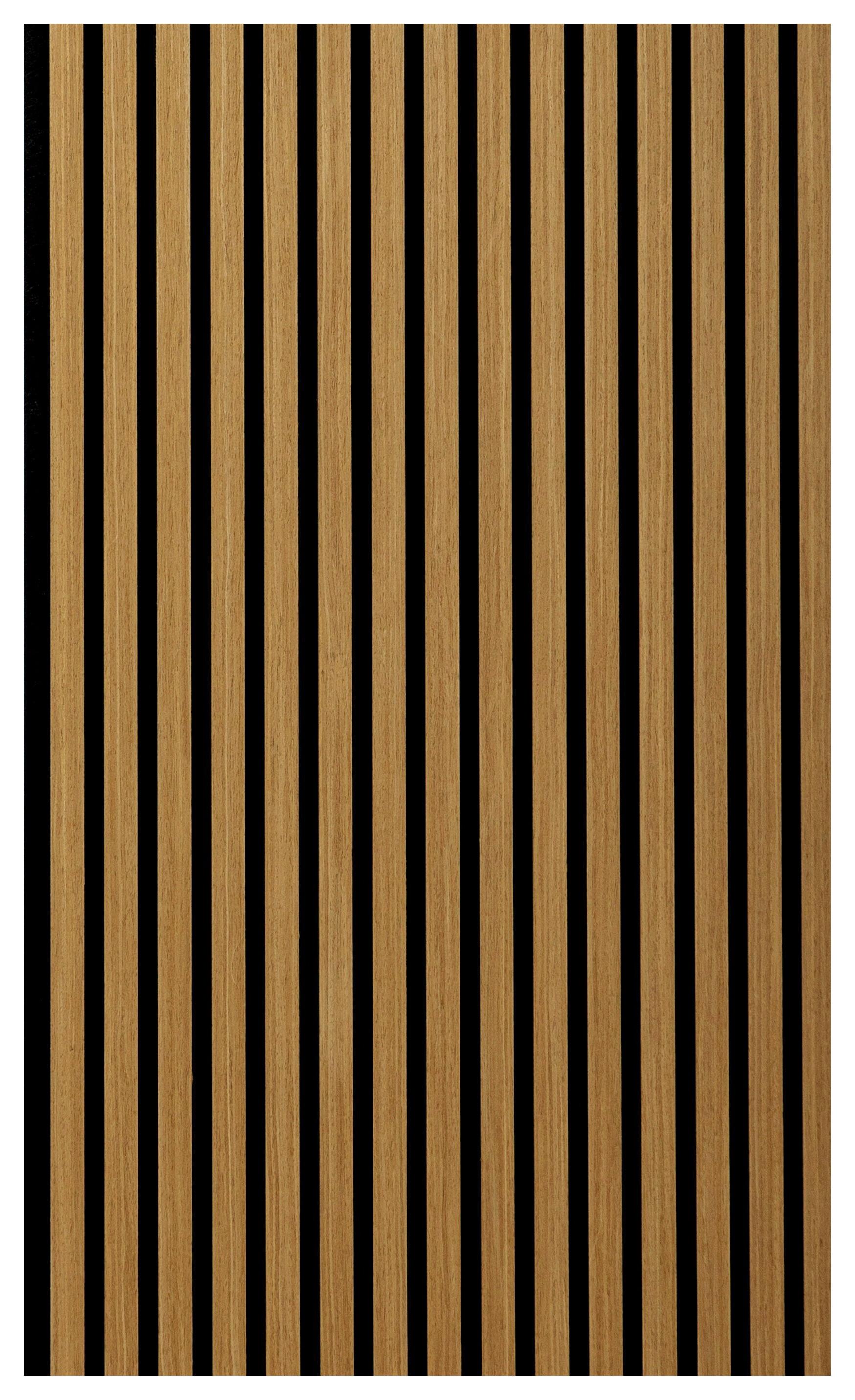 Akustikpaneel Eiche - Eichefarben, Basics, Holz/Holzwerkstoff (120/56/1.8cm) - Novel
