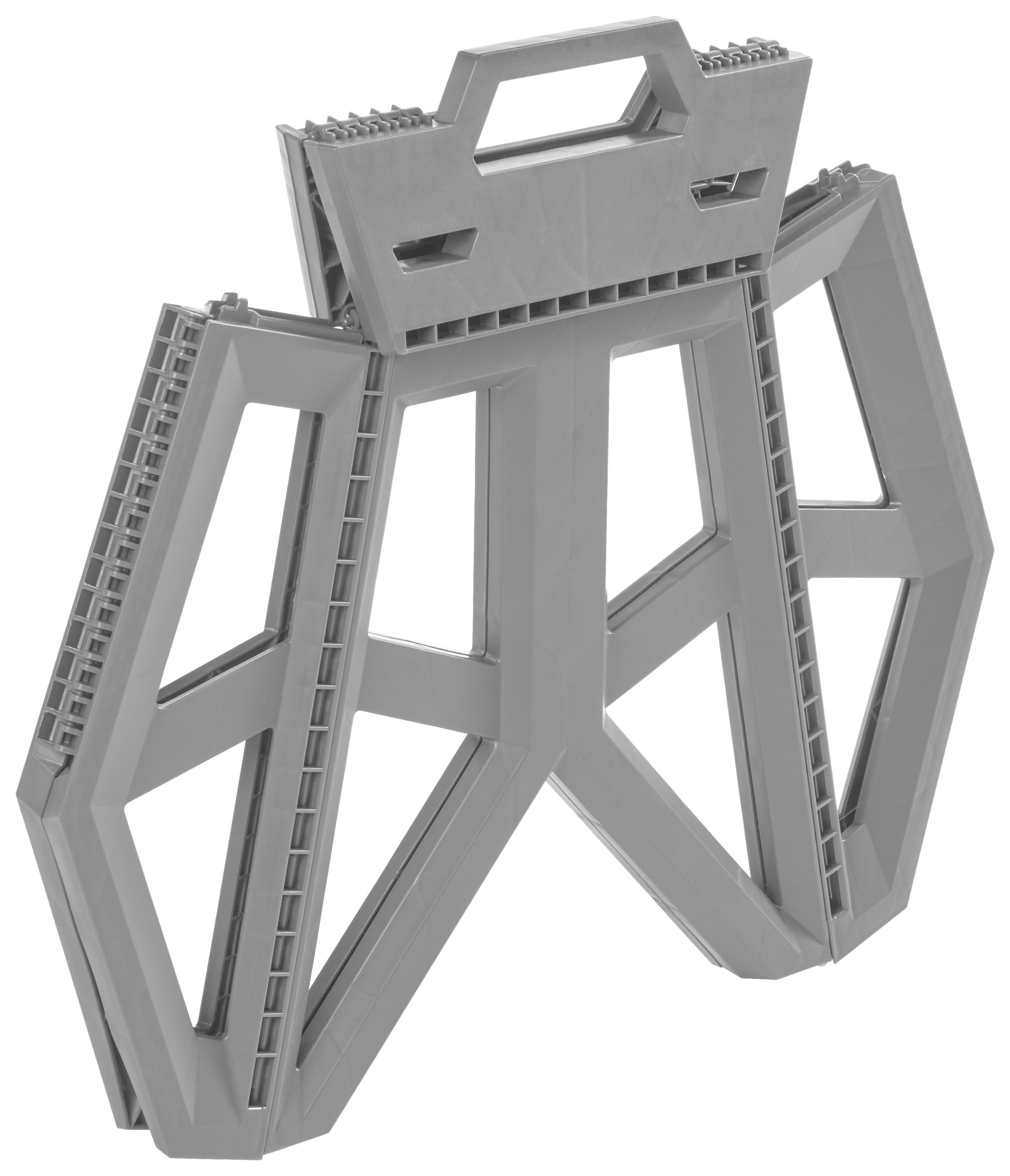 Campinghocker Tom Grau - Grau, KONVENTIONELL, Kunststoff (29/20/39cm)