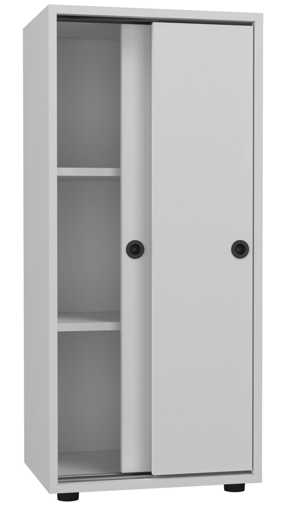 Arhivska Omara Ulas, Bela - bela, Design, leseni material (49/109/38cm) - MID.YOU