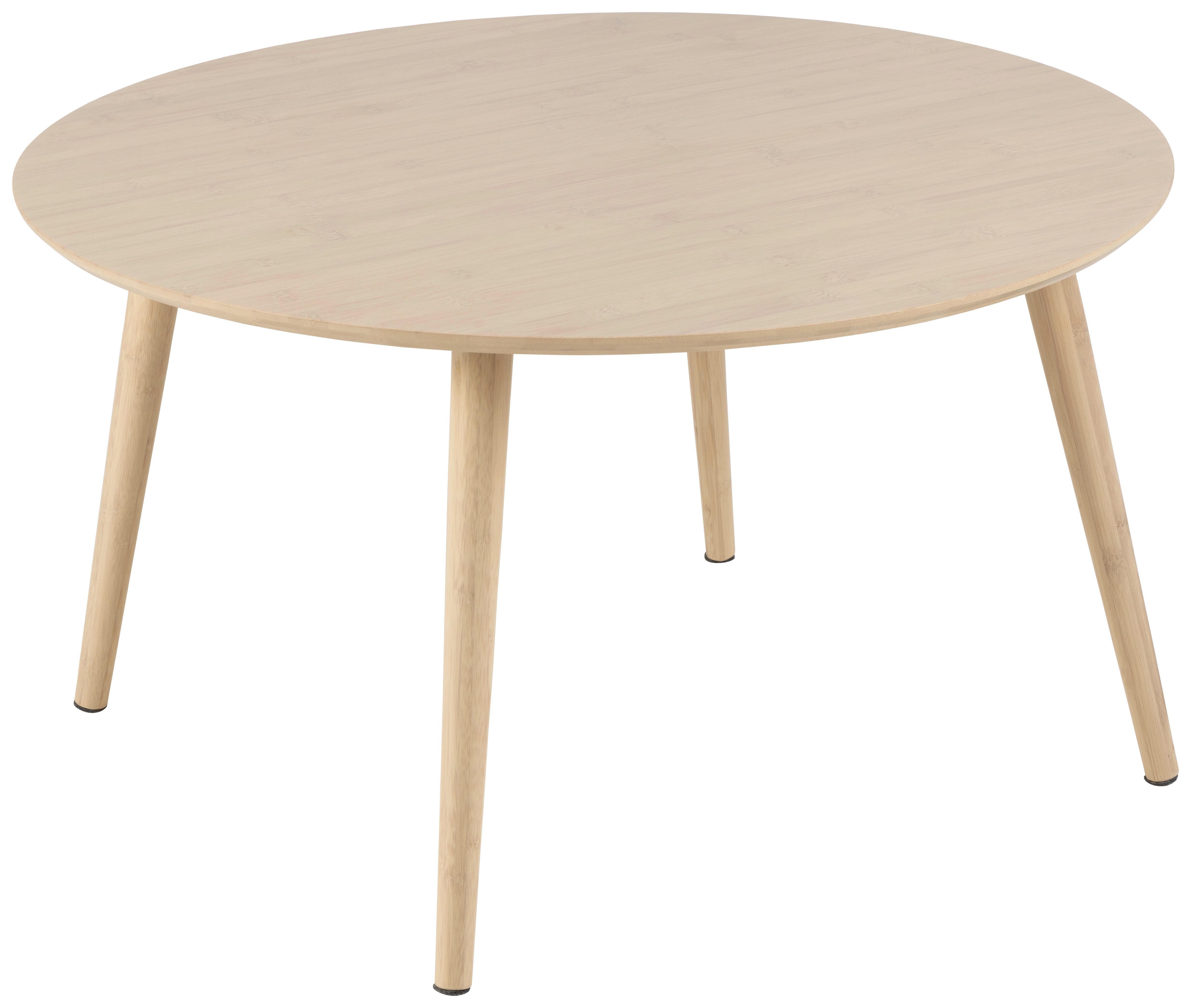 STOLIK KAWOWY ROSLIN - kolor naturalny, Design, drewno (80/80/45cm) - Livetastic