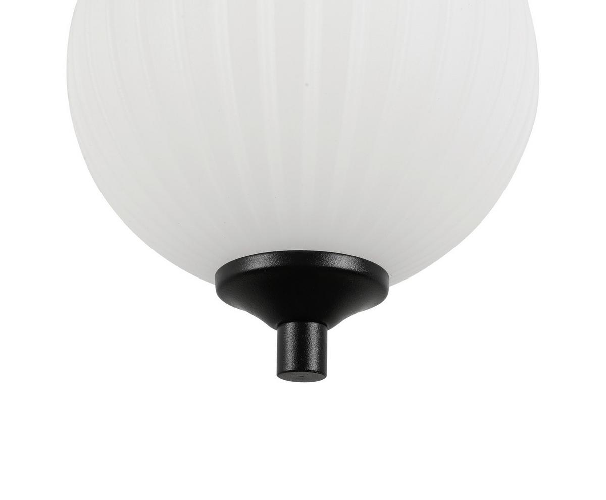 Lampă suspendată cu LED WILM - alb/negru, Modern, plastic/metal (65/15/120cm) - Modern Living