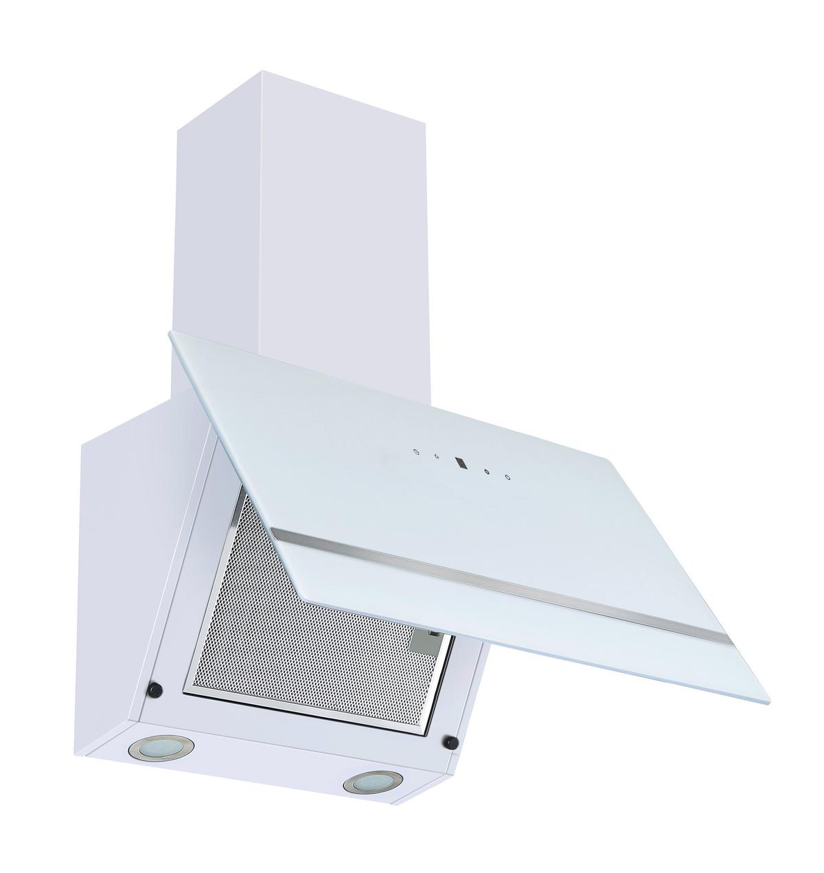 Dunstabzugshaube S21-60AWTH Weiß - Weiß, Basics, Glas/Metall (60/111.60/29.6cm) - PKM