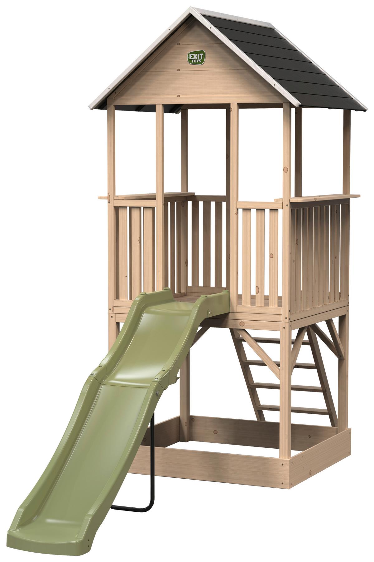 Igralna Hišica Exit Panorama 500, Naravne Barve, Zelena - zelena/naravne barve, Konvencionalno, umetna masa/les (303/118/230,5cm) - EXIT Toys