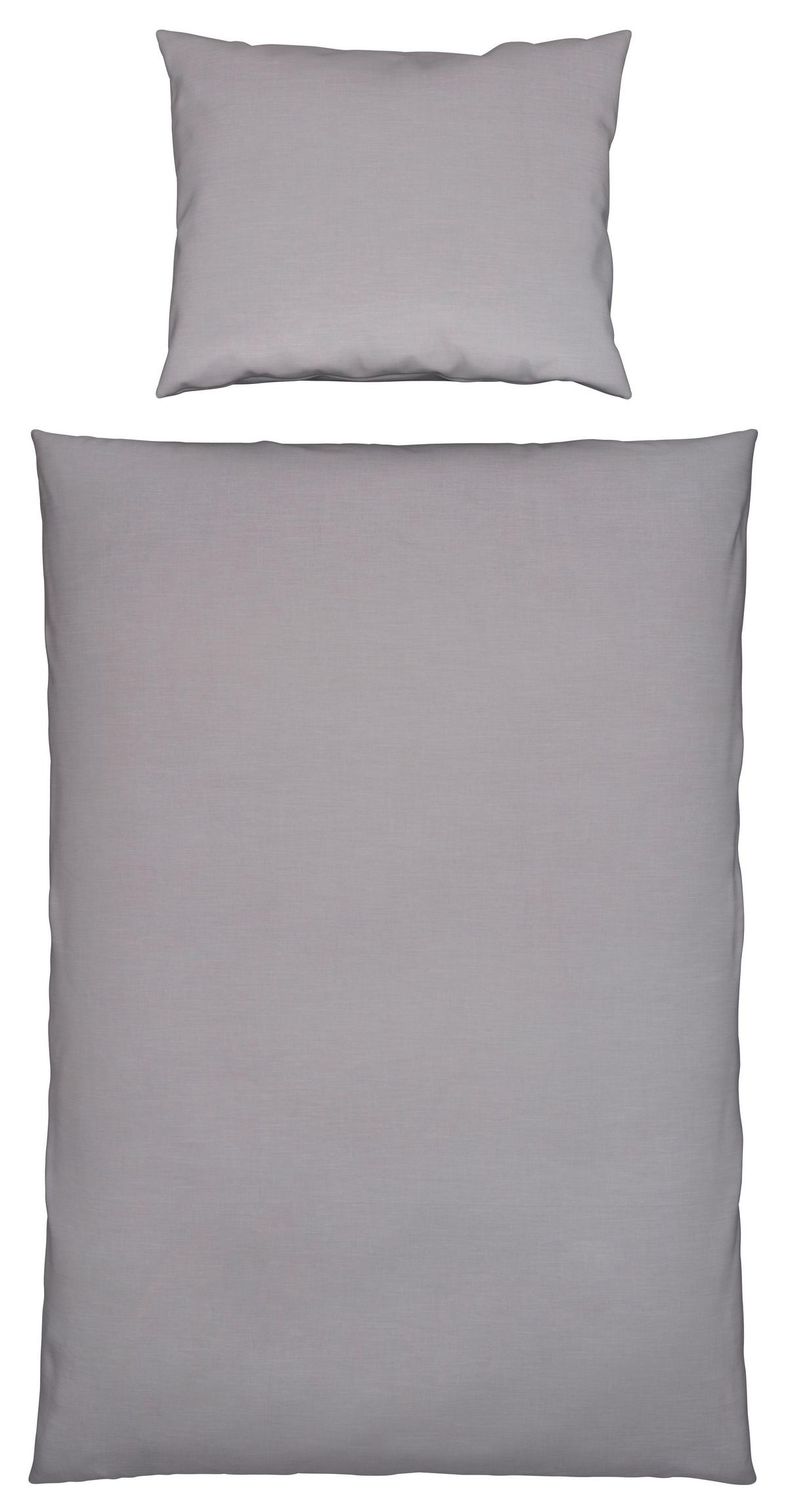 BETTWÄSCHESET ILVY - Grau, Modern, Textil (160/210cm) - Modern Living