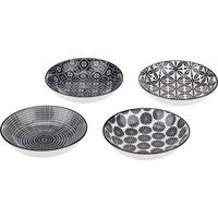Tál Shiva - fekete/fehér, Lifestyle, kerámia (9,5/2cm) - Modern Living