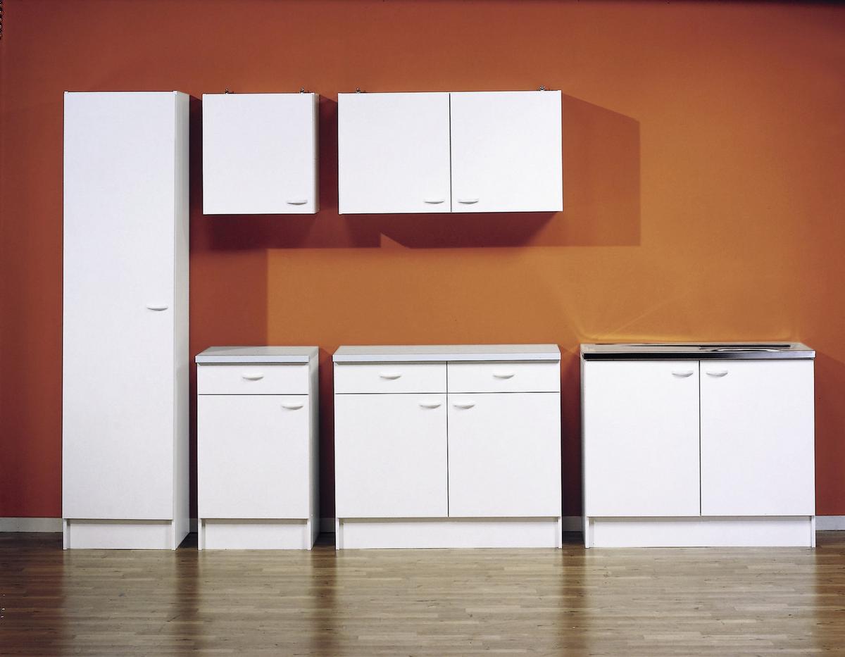 Kuhinjski Gornji Element Speed  H 100 W - bijela, Konvencionalno, drvni materijal/plastika (100/54,8/32cm) - Based