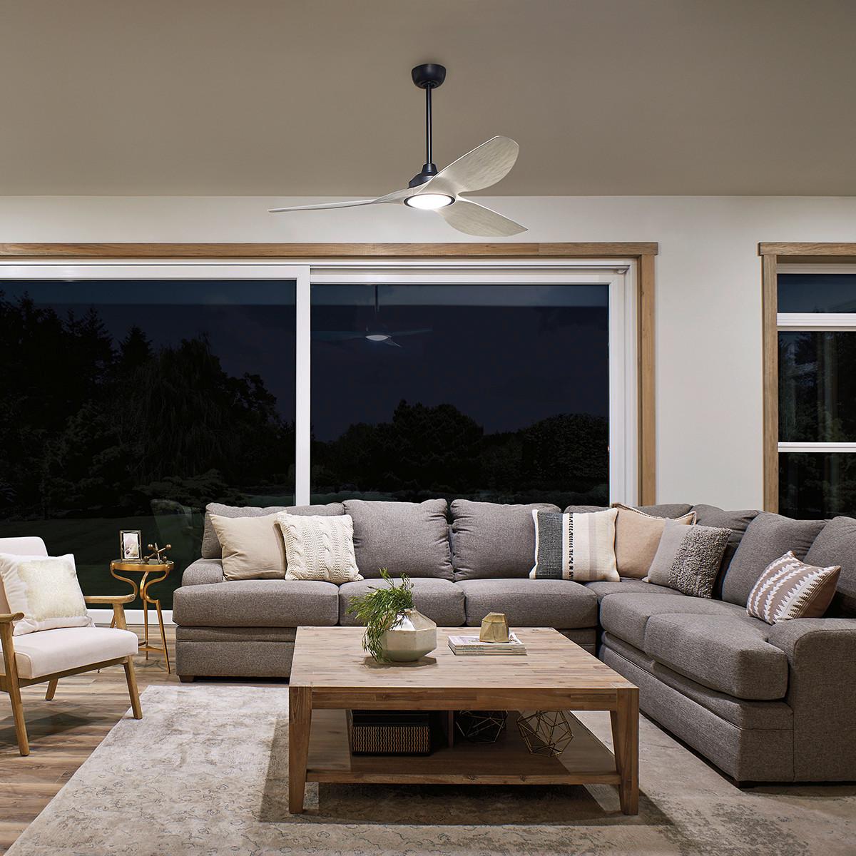 Stropni Ventilator Imari - bijela/crna, Design, metal/plastika (165/37cm)