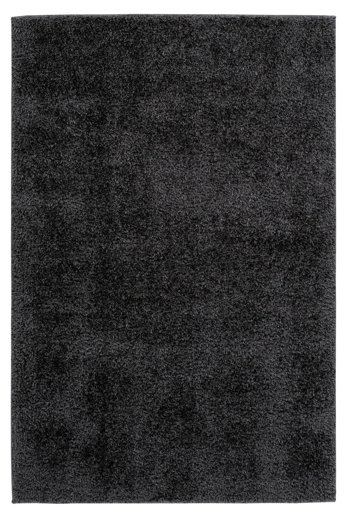 HOCHFLORTEPPICH MY EMILIA - Graphitfarben, Konventionell, Textil (60/110cm) - Novel