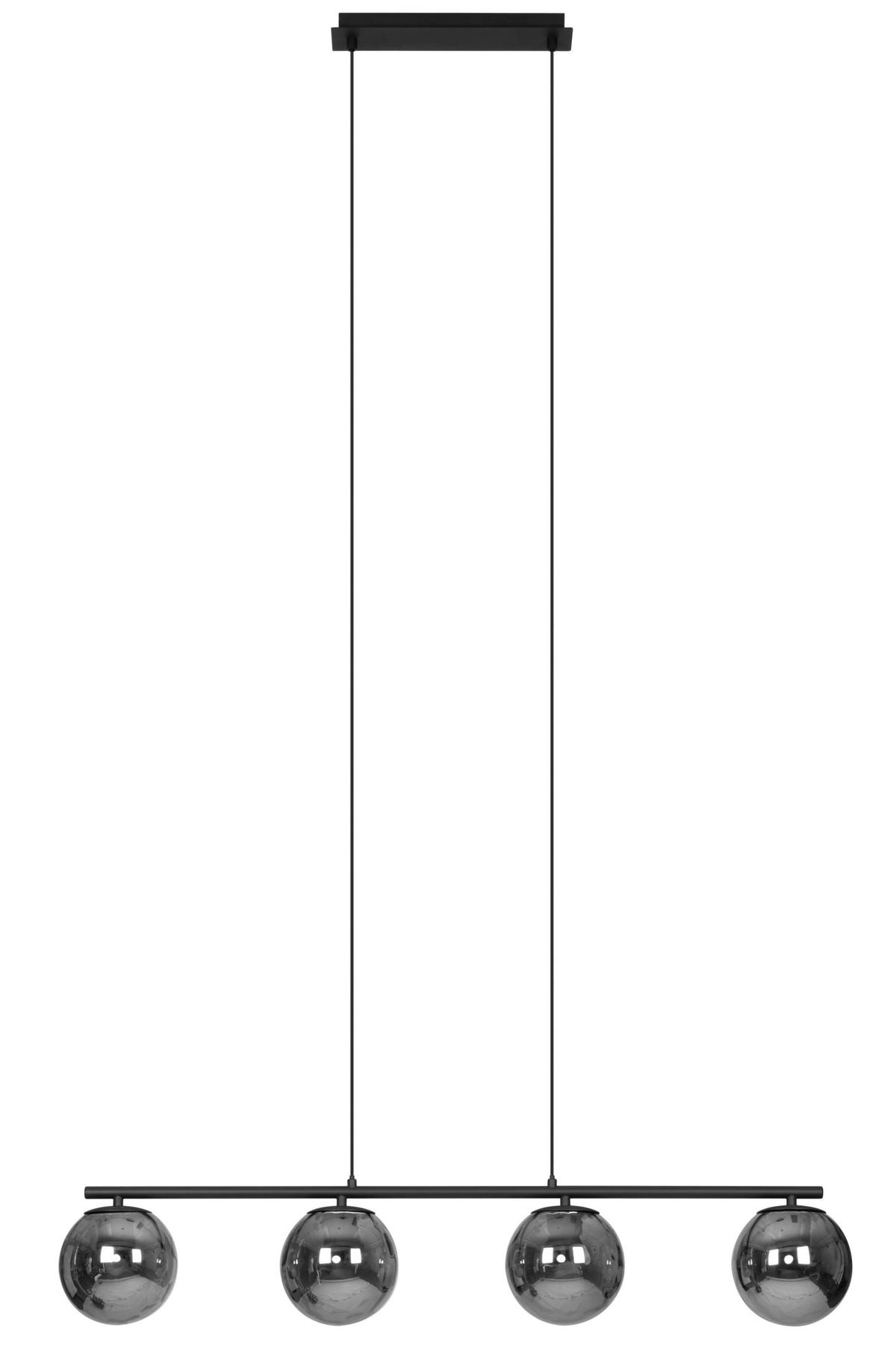 LAMPA WISZĄCA DALLAS *SBN* - czarny, Basics, tworzywo sztuczne/metal (99/15/150cm) - Novel