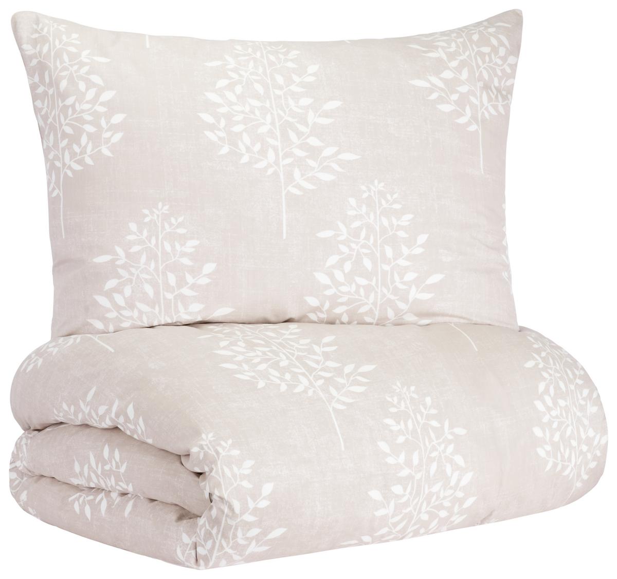 Bettwäsche Lotte ca. 160x210cm - Hellrosa, Romantik / Landhaus, Textil (160/210cm) - Mömax organic living