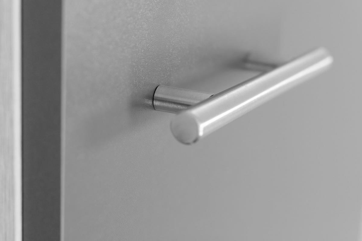 Majhna Kuhinja Z Aparati Merle, 100cm - srebrne barve/siva, Basics, kovina/steklo (100cm) - Respekta