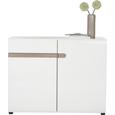 Kommode Weiß/trüffel - Eichefarben/Trüffeleichefarben, MODERN (109/87/42cm) - MÖMAX modern living