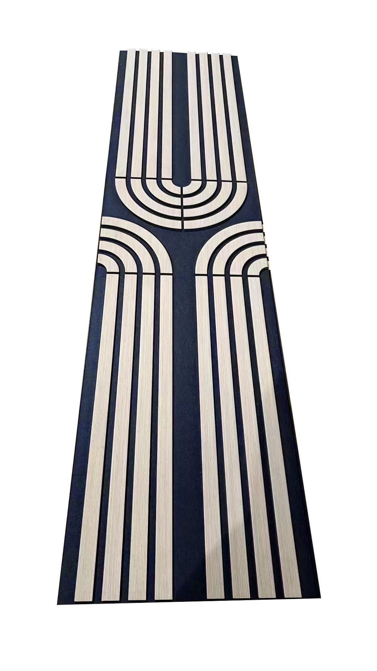 Akusztikus Fali Panel Echo - tölgyfa színű, Modern, műanyag/faalapú anyag (1,44qm)