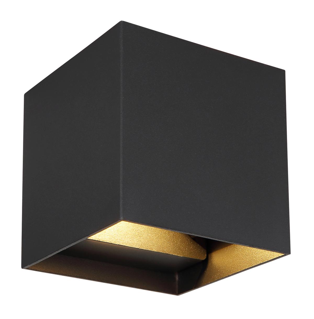 Stenska Led-svetilka Veronika, S Sijalko - črna, Basics, kovina (10/10/10cm)