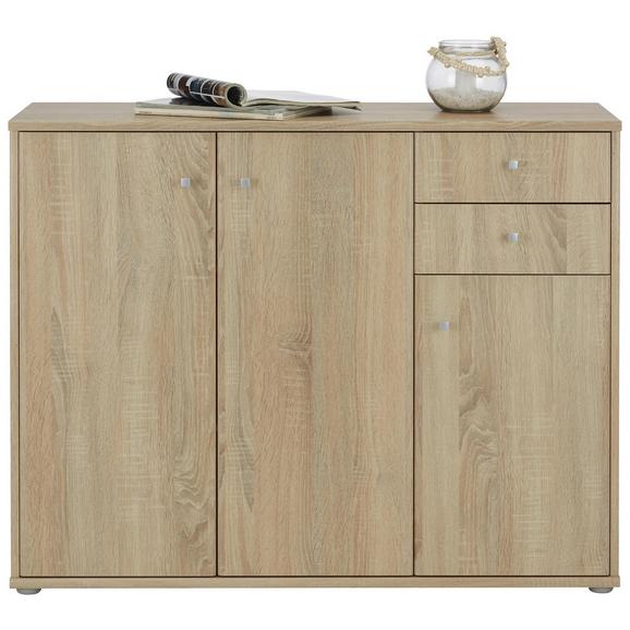 Sideboard Sonoma Eiche Online Kaufen Mömax Sideboard Sonoma Eiche Alufarben Grau Modern Holzwerkstoff Kunststoff 106