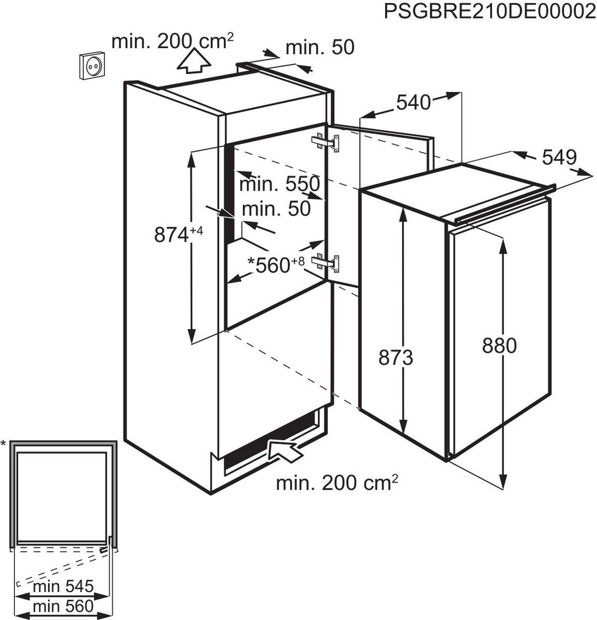 Gefrierschrank DKFU0985SK - Weiß, Basics, Kunststoff/Metall (54/87,3cm) - Dieter Knoll