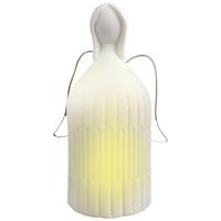 Dekoengel Enja Weiß/Goldfarben ca. 12cm - Weiss/Goldfarben, Konventionell, Keramik/Metall (5/12cm) - Mömax