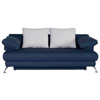 Zofa S Posteljno Funkcijo Sevilla, Temno Modra / Bež - srebrne barve/bež, Moderno, tekstil/les (200/100/75cm) - Top ponudba