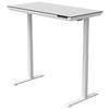 BUREAU HARRY - Wit, Modern, Houtcomposiet/Kunststof (120/72-120/60cm) - Mömax