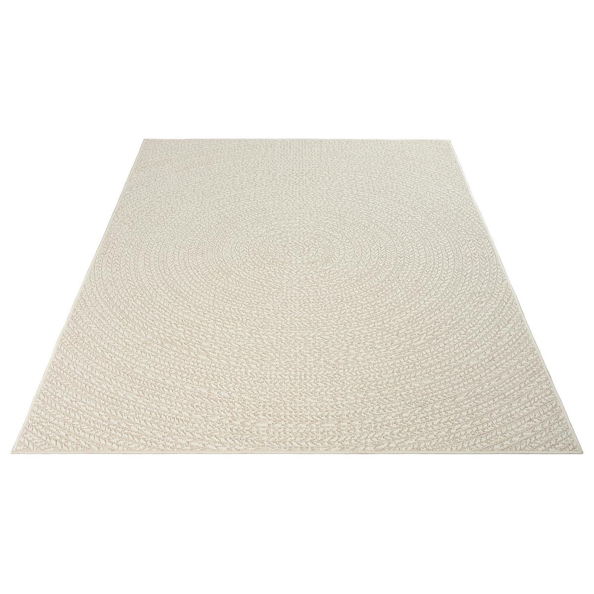 Webteppich Kenzy Creme ca. 80x150cm - Creme, Basics, Textil (80/150cm)