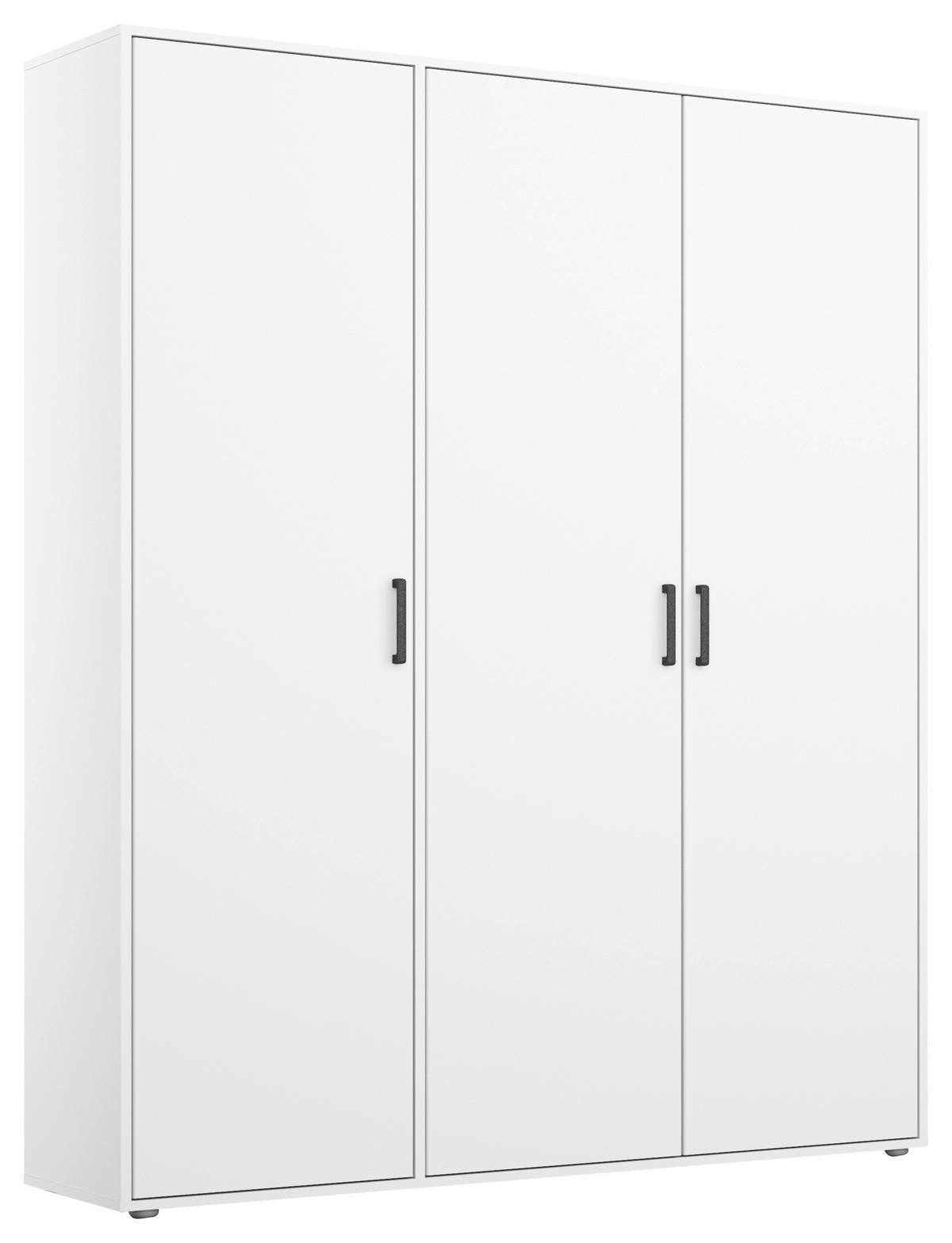 DULAP  USI ROTATIVE VOYAGER - alb, Modern, material pe bază de lemn (140/194/53cm) - Modern Living