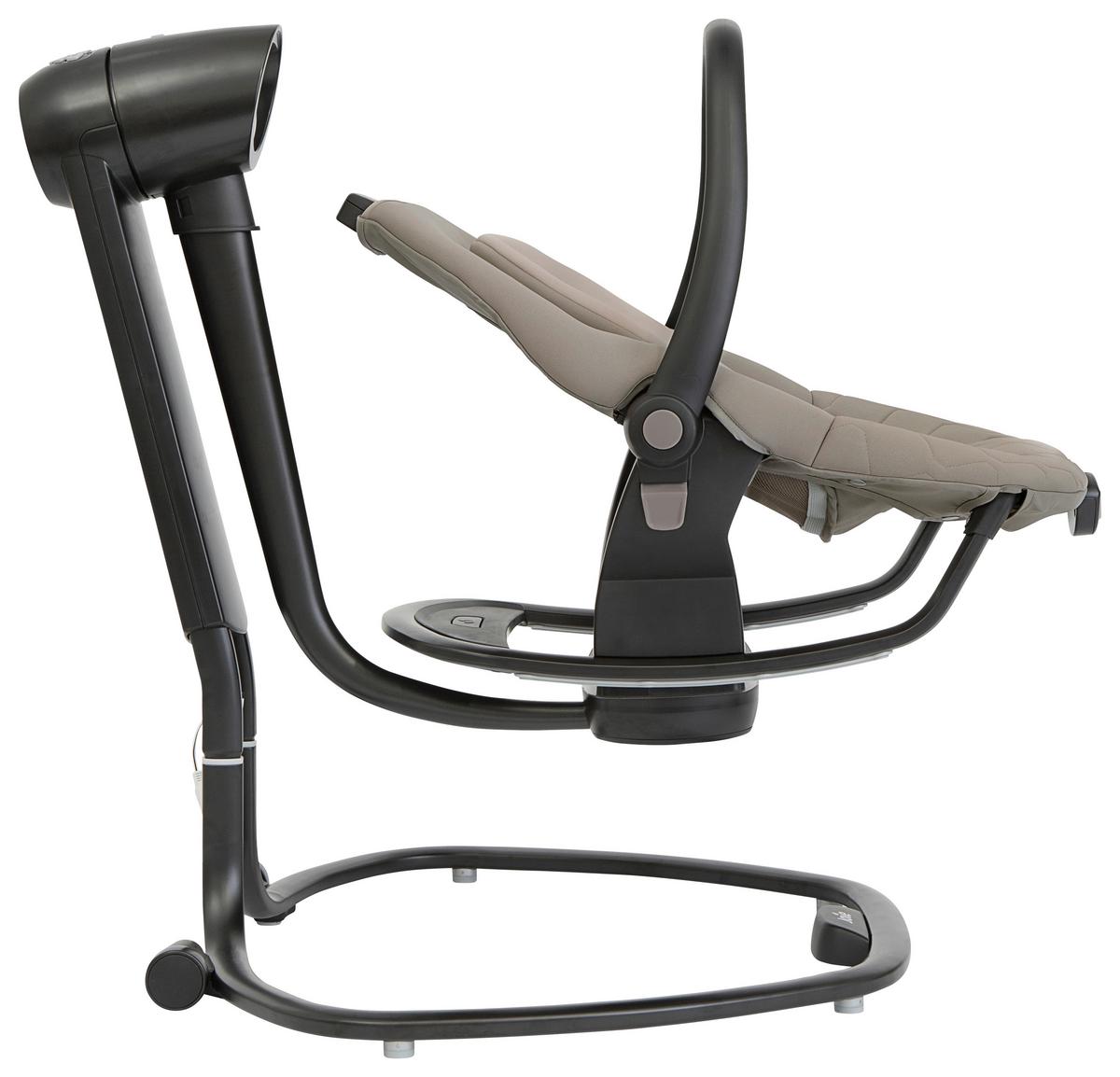 BUJAK SERINA 2IN1 - biały/jasnobrązowy, Basics, metal/tkanina (69/83/85cm) - Joie