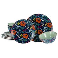 Jedilni Servis Folklore Blue, 12-Delni - večbarvno, Design, keramika - Creatable