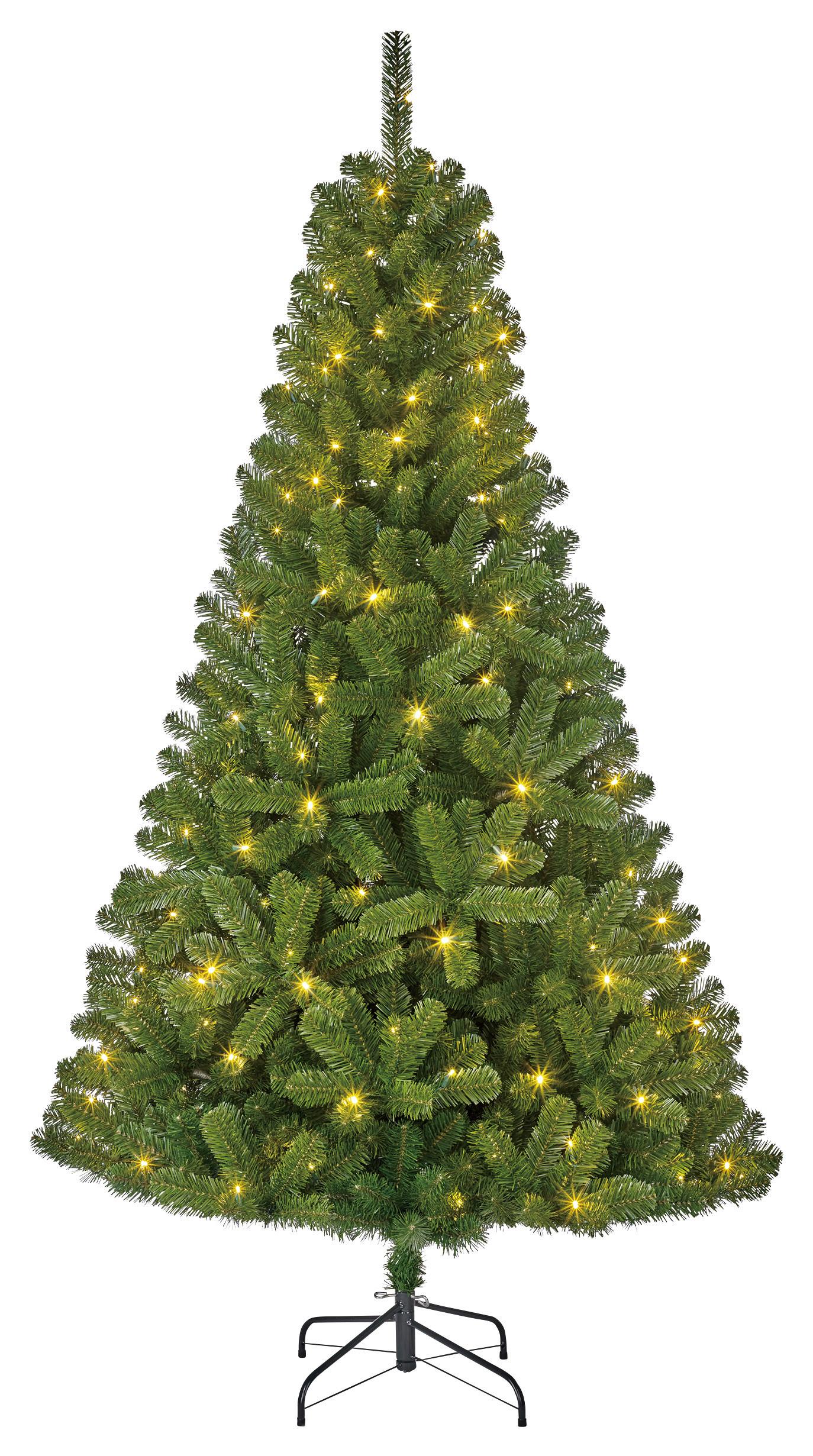 Weihnachtsbaum Charlton in Grün ca. 185cm - Grün, Kunststoff (115/185cm)