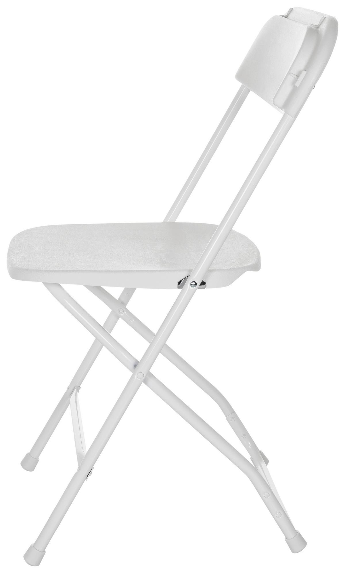 Zložljiv Stol Tudela Xxl W, Bela - bela, Basics, umetna masa (46/80/50cm) - MID.YOU