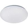 LED-TAKLAMPA STARLIGHT - vit, Klassisk, metall/plast (29/9,5cm) - Mömax