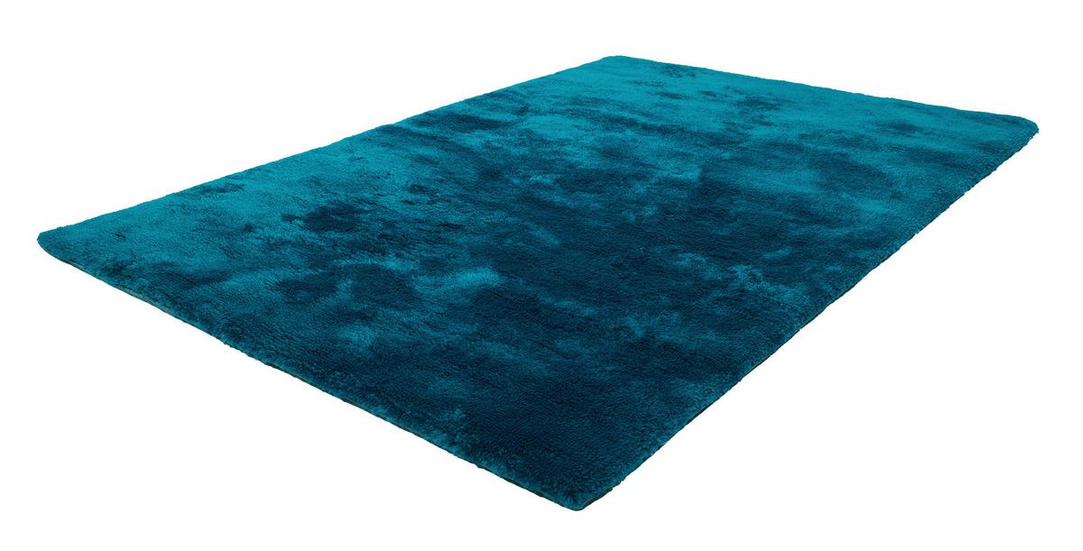 Hochflorteppich my Curacao Petrol ca. 200x290cm - Petrol, KONVENTIONELL, Textil (200/290cm) - Obsession
