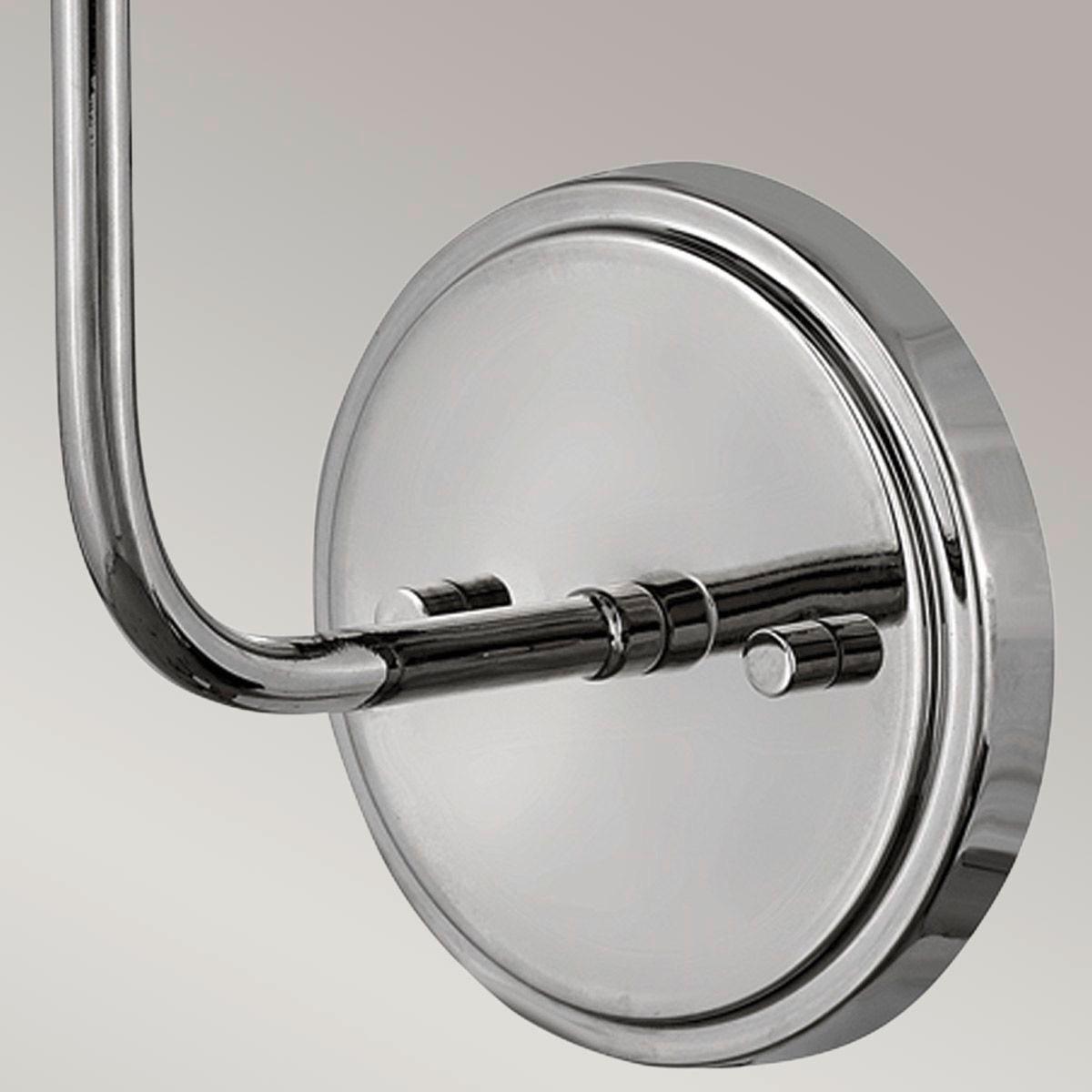 Falilámpa Hk-Clarke1-Pn-Wh - nikkelszínű/fehér, Konventionell, fém (40/18,4/22,2cm) - Elstead Lighting