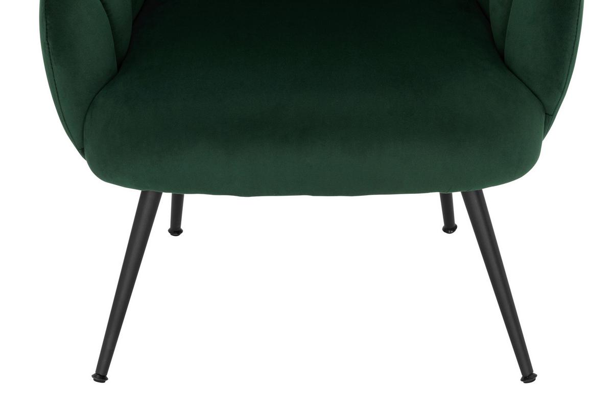 FOTEL KOKTAJLOWY KIRA - zielony/niebieski, Modern, metal/tkanina (67/80/78cm) - Livetastic
