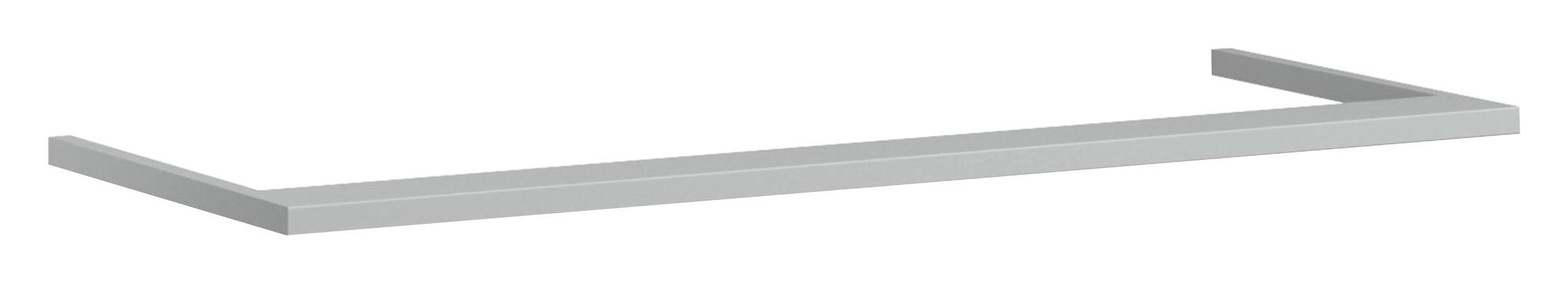 Cornișă ALABAMA - gri deschis, Modern, material pe bază de lemn (226/2/58cm)